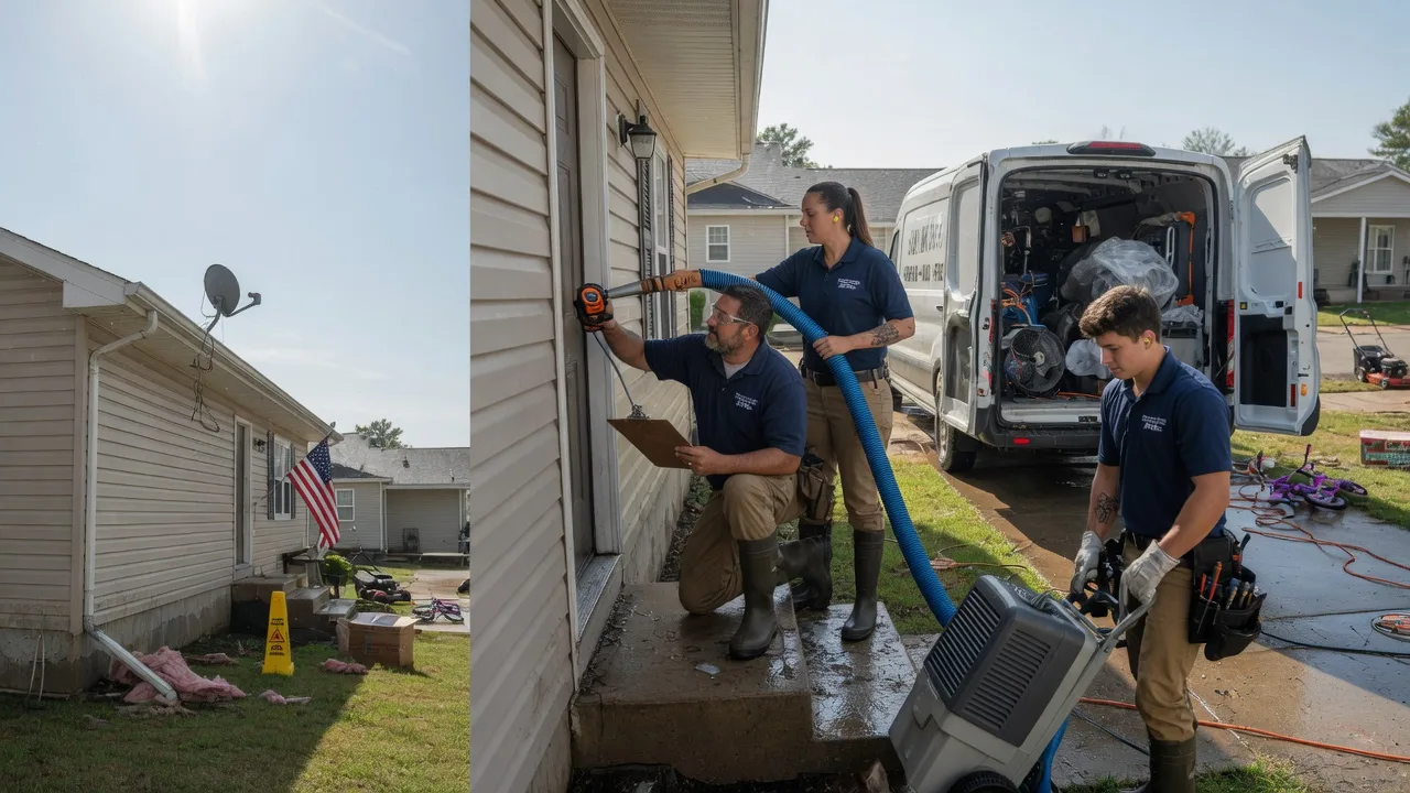 Ceiling Water Damage Restoration in Bedford, KY near me